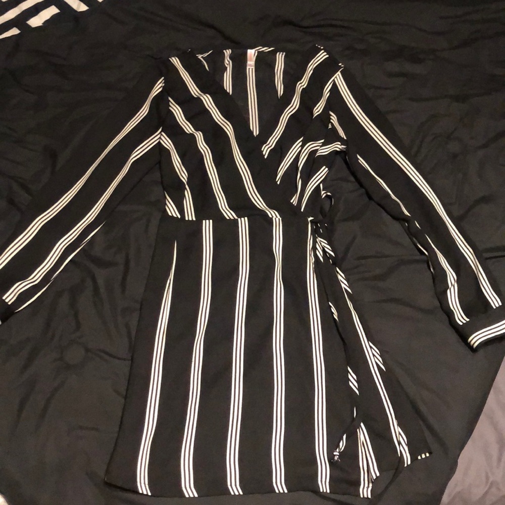 Striped Long Sleeve Dress